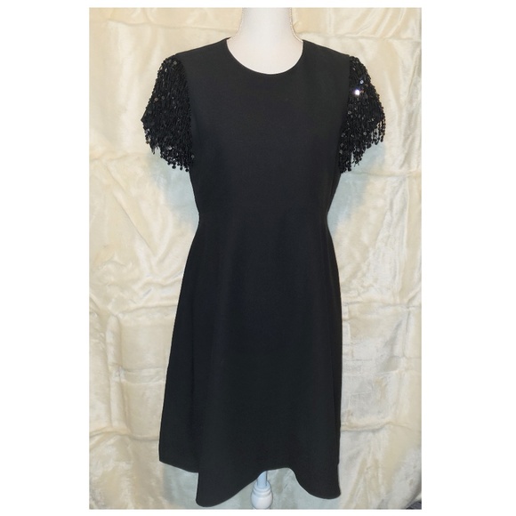 kate spade Dresses & Skirts - NWT Kate Spade Black sequin fringe swing dress